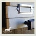 RESERVED 4/13 for Shelley -- Shutter Slat Wall Organizer. (No. 12) (OOAK, Vintage-Style, Shelf, White, Upcycled, Jewelry Holder, Unique)
