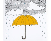 The Yellow Umbrella - Illustration by: Taren S. Black