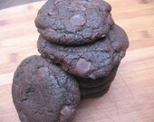 Vegan Double Dark Chocolate Mocha Cookie Recipe -- 50% Proceeds to Charity