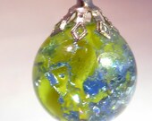 Fried Marble Pendant And Necklace,  Jewelry, Pendant, Necklace, Eclectic Jewelry, Unique Marble Jewelry, Shattered Marble