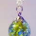 Fried Marble Pendant And Necklace,  Jewelry, Pendant, Necklace, Eclectic Jewelry, Unique Marble Jewelry, Shattered Marble