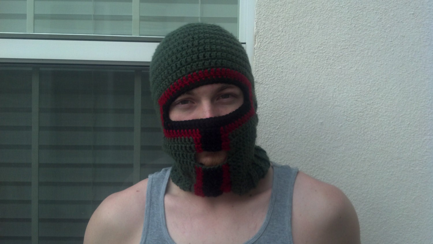 Crochet Boba Fett Ski Mask (Adult)