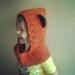Ewok hooded Cowl PDF pattern