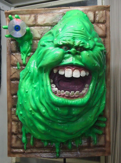 Life Size Ghostbusters Slimer 3D Wall Art Scale 1:1 Prop