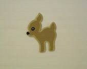 deer /fawn/ reindeer applique patch perfect for children's/baby clothing