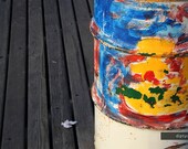 Coney Island Boardwalk Graffiti Summer Diptych (4" x 6" Fine Art Photo Print / Notecard)