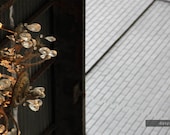 Meatpacking District Urban Industrial Chandelier Bronze Lighting Glass Architecture Diptych (4" x 6" Fine Art Photo Print / Notecard)