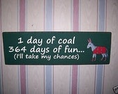 Donkey Christmas sign