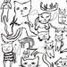Cat Colouring Poster, Limited Edtion