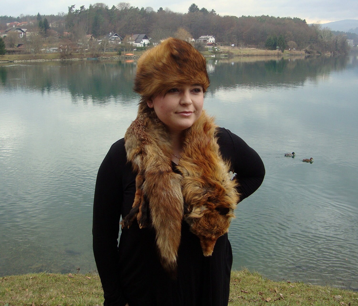 fox fur scarves