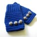 Power Wristies. Wolverine Inspired Wristwarmers. Superhero Fingerless Gloves. Crochet X Men Marvel Comics Accessory. Cosplay.
