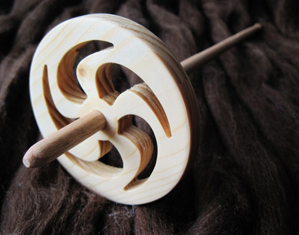 drop spindle wood spinning 0.74oz 3.15inch