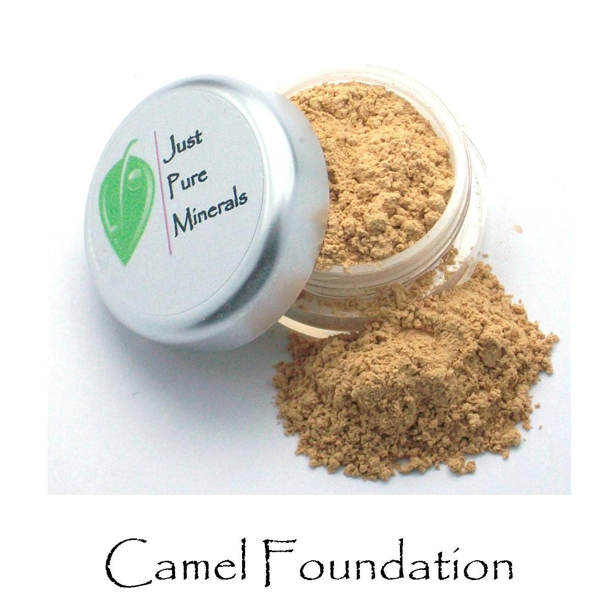 Camel Vegan Foundation - Always Vegan and Cruelty-Free- 9g product in a 30g sifter jar