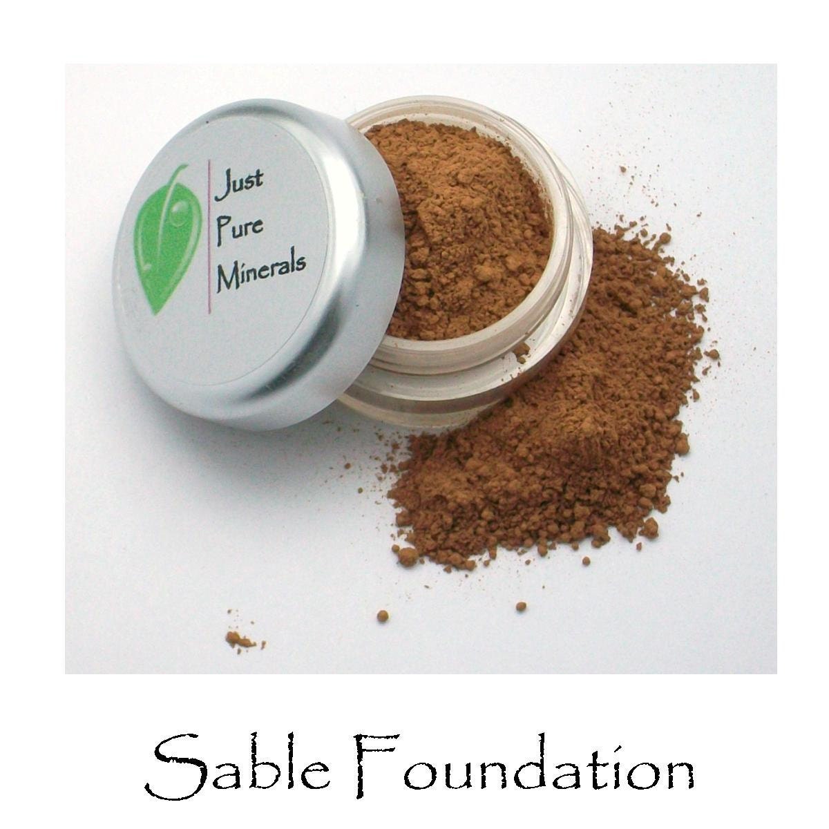 Sable Vegan Foundation - Always Vegan and Cruelty-Free- 9g product in a 30g sifter jar