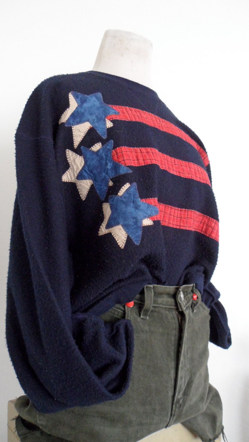 American Flag Sweater