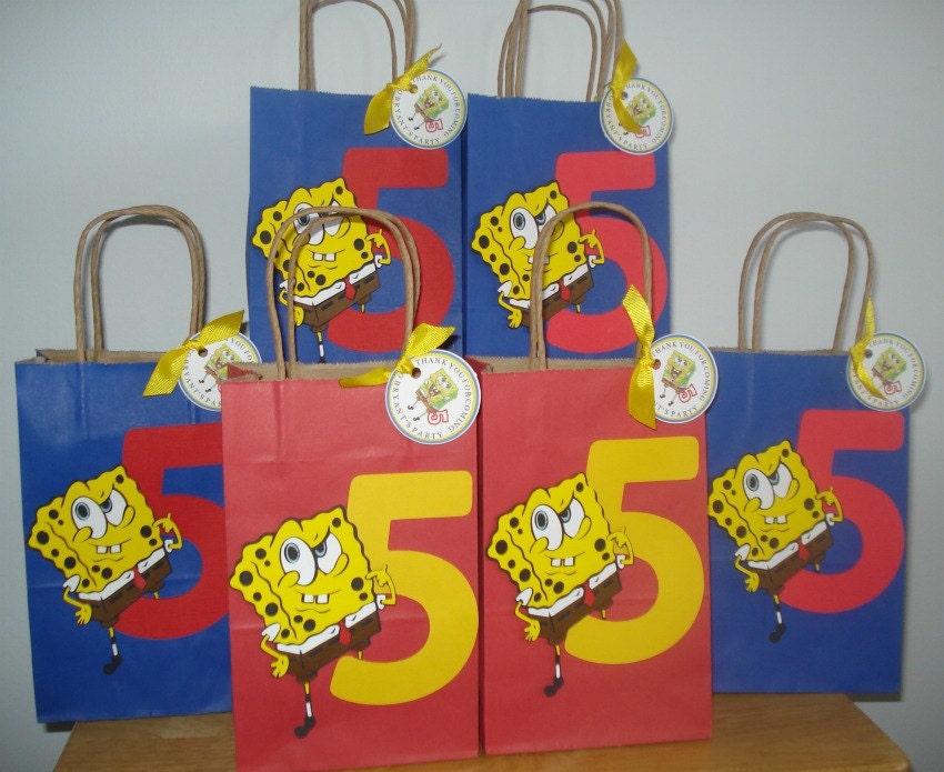 1 Spongebob favor bag