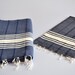 Set of 2 Handwoven Turkish Bath Towel - Efes Peshtemal - Hand Towel - Peshkir