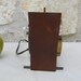 Vintage Mid Century Walnut Alarm Clock Westclox Atomic Electric