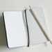 Greyish Pocket Notebook Handmade By Mossery