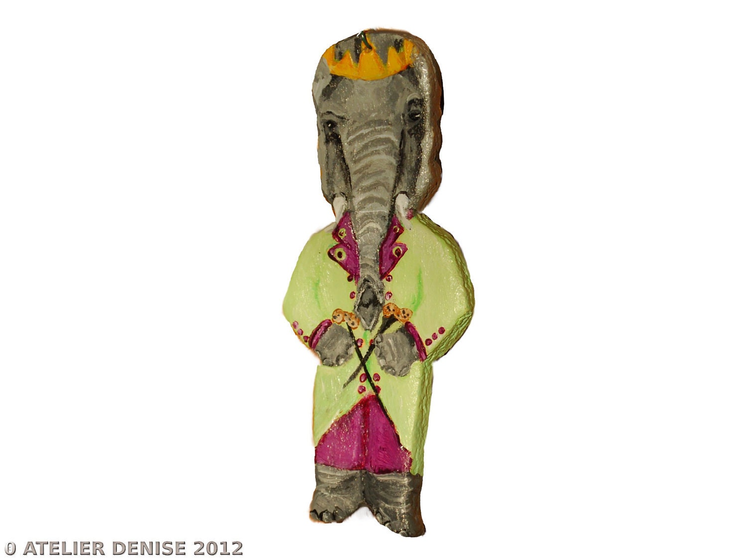 Elephant Emcee  Ornament