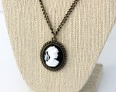 Vintage Style Cameo Necklace