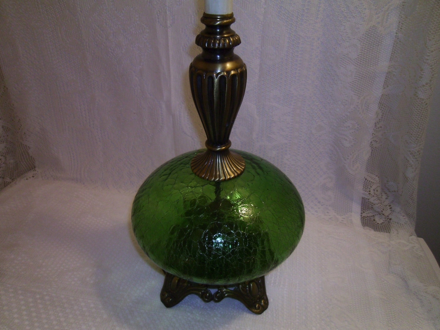 Vintage Green Lamp