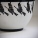 Rare Antique Petersyn Witch Fortune Cup c.1800s Leaf Reading Skull Snake Symbols Teacup