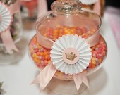 Shabby Chic Candy Jar & Dessert Table 'Party Flair' Labels - Treat Bag Toppers, Weddings, Baby Showers, Birthdays, Celebrations