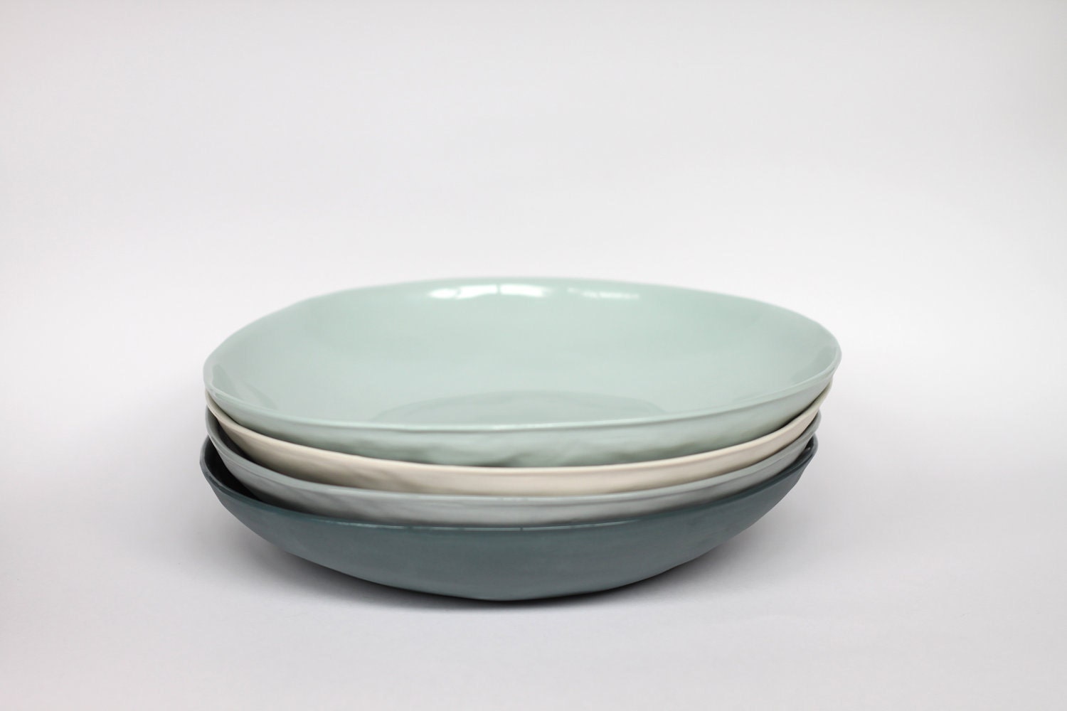 organic pasta bowl - porcelain (glacier colour)