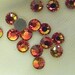 SALE Fire Opal 2028 Swarovski Elements Rhinestones, 16ss Hot Fix 64 pieces