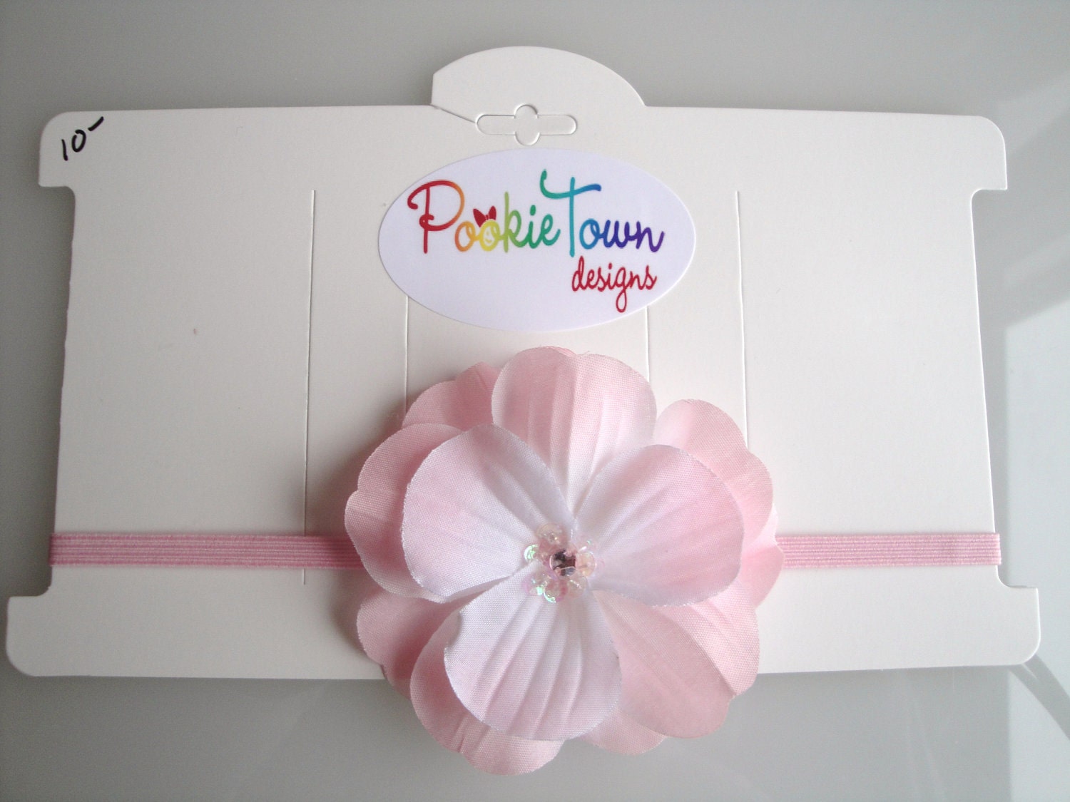 Pink Flower  Headband