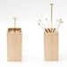 Ash and Brass Pencil Cup