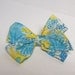 Vintage Lilly Pulitzer Print Hair Bow