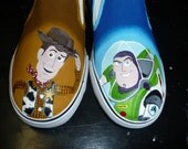 Custom Hand Painted Shoes - Toy Story