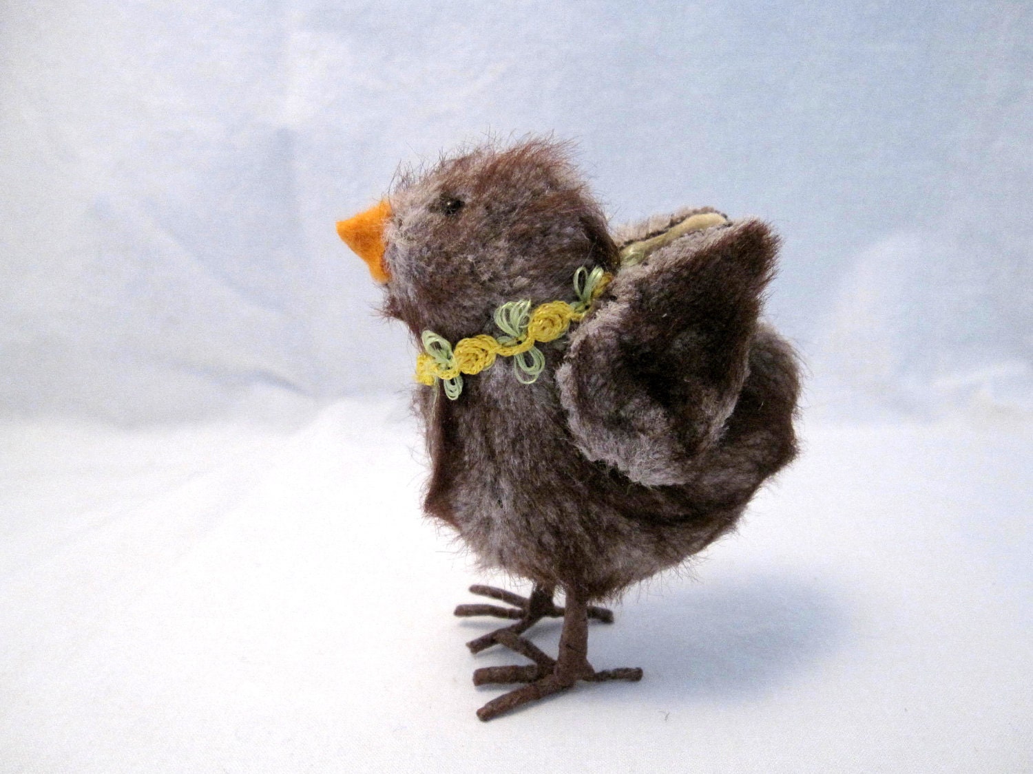 Easter Ugly duckling Baby Chick chicken ornament decoration  Shabby French Country Farmhouse chic