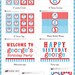 Vintage Choo-Choo Train Birthday Party Package Personalized FULL Collection Set - PRINTABLE DIY - PS802CA1x