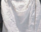 Linen Tunic or Cotton Womens Clothing Shabby Chic Clothing Custom Order Garden Wedding Voile Vintage