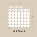 Dry Erase Daily Dot Calendar - Dry Erase Decal - by Simple Shapes
