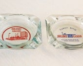 Vegas Baby- Lot of 2 Collectible Holiday Casino Las Vegas Ashtrays