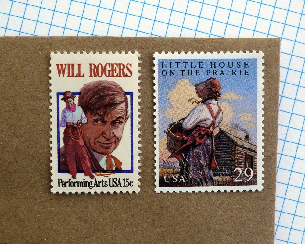Vintage un-used Reading and Performing postage stamps to post 6 letters