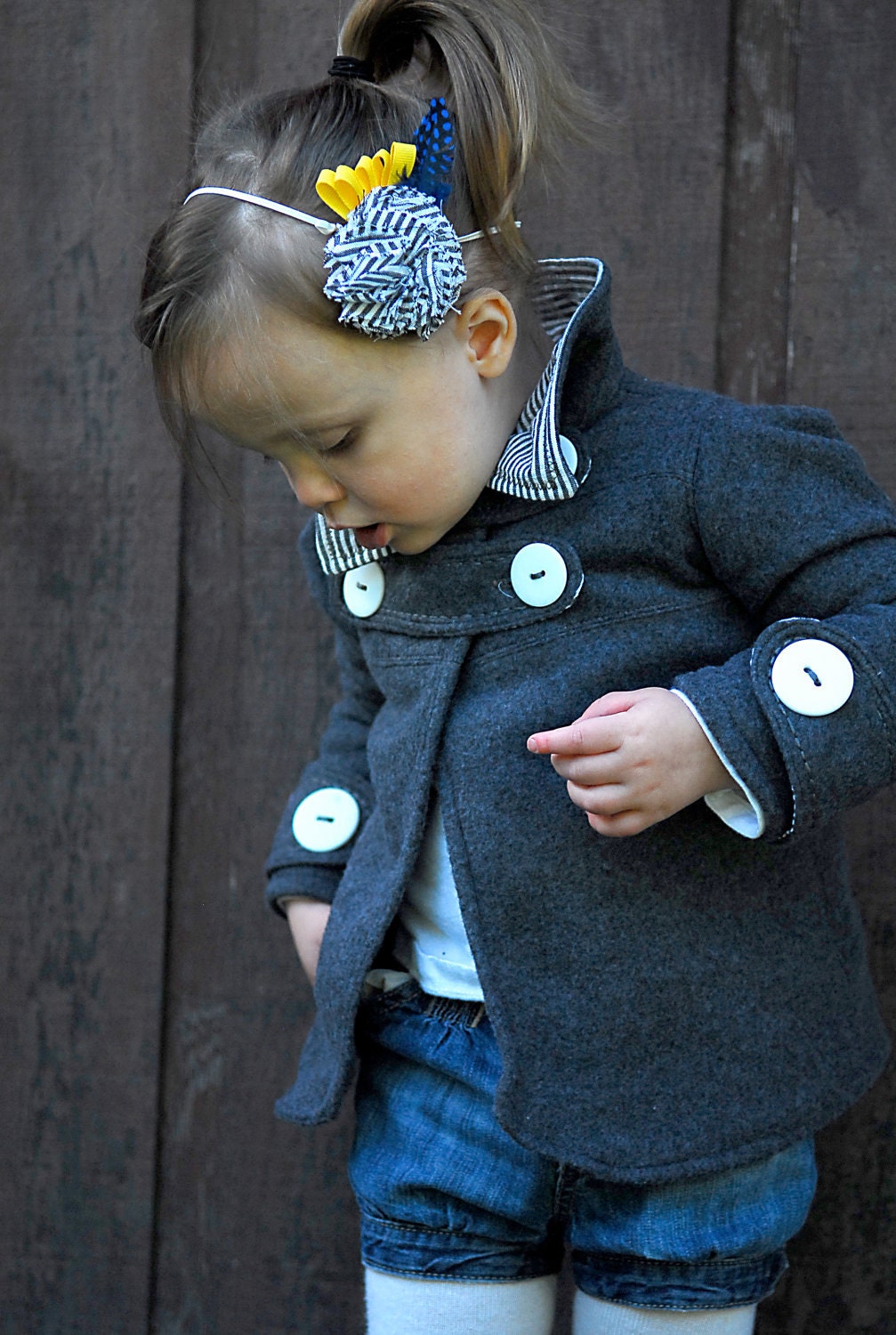 The "Abbey" Jacket PDF pattern sizes 12m - 4T