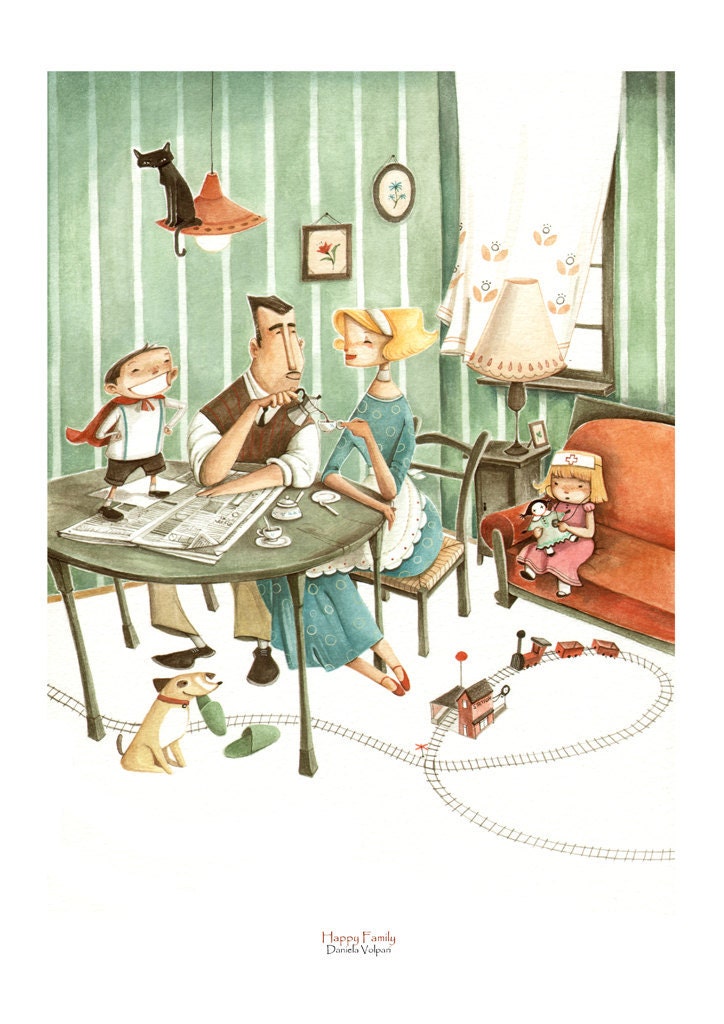 Print- Happy Family