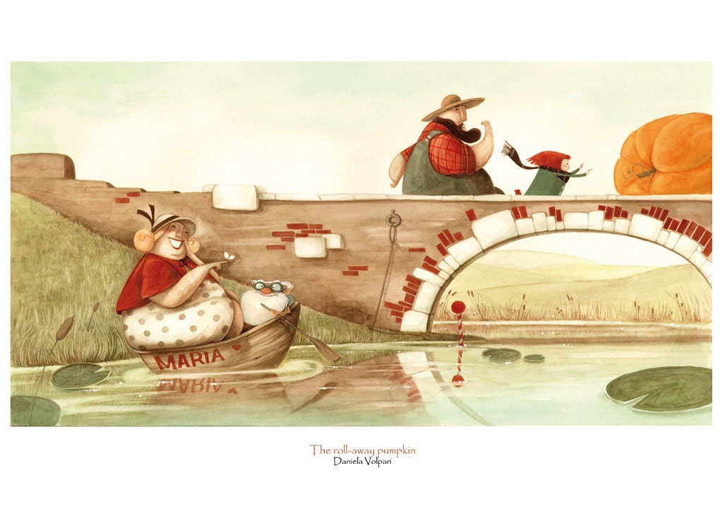 Print- The roll-away pumpkin