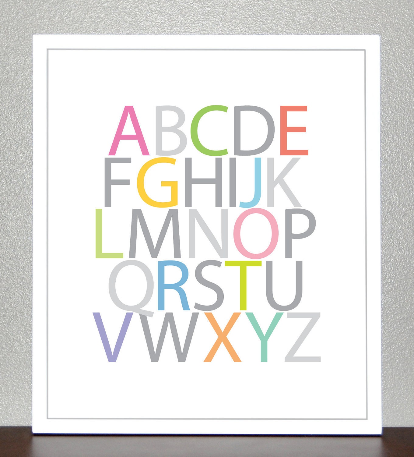 Alphabet Poster- 11x14