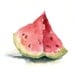 Watermelon Watercolor Print, Food Art Print, Fruit Art Print, 8x8, Watercolor Art Print, Home Decor, Wall Decor