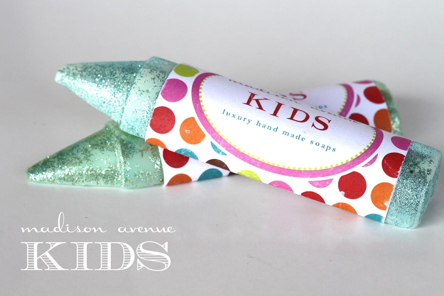 Pure Shea Butter Kids Handmade Anti Bacterial Crayon Soaps in ice cream scents for all skin types spa favors bathtime fun