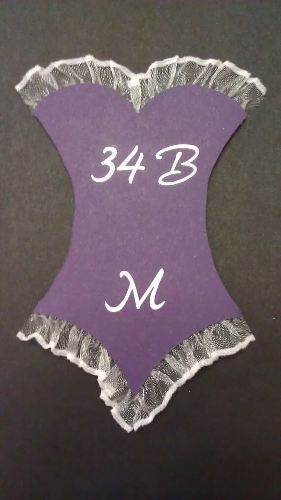 Bachelorette Party/Lingerie Shower Invitation Inserts