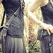 Gypsy Nomad Cross-Body Black Leather Purse