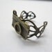 ring---antique bronze camera pendant,alloy adjustable ring