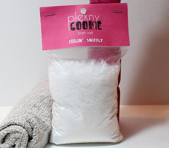 FEELIN' SNIFFLY Lavender, Rosemary & Eucalyptus Bath Salt - 8 oz